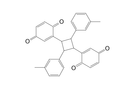 2-[3-(3,6-diketocyclohexa-1,4-dien-1-yl)-2,4-bis(m-tolyl)cyclobutyl]-p-benzoquinone