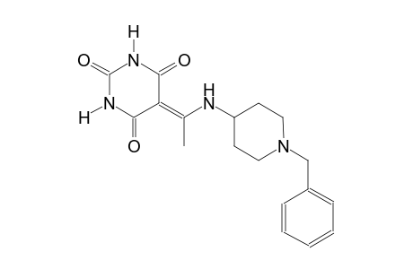 5-{1-[(1-benzyl-4-piperidinyl)amino]ethylidene}-2,4,6(1H,3H,5H)-pyrimidinetrione