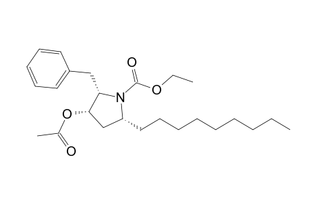 (2S,3S,5R)-3-Acetoxy-1-ethoxycarbonyl-2-benzyl-5-nonylpyrrolidine