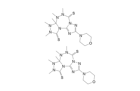 5,6,7,7A,8,9-HEXAHYDRO-2-MORPHOLINO-6,7,7A,8,9-PENTYMETHYL-(10H)-[1,2,4]-TRIAZOLO-[4,3-F]-[1,2,4]-TRIAZOLO-[1,5-D]-TETRAZEPINE-5,10-DITHIONE