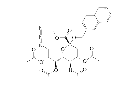 METHYL_(2-NAPHTHYL_5-ACETAMIDO-4,7,8-TRI-O-ACETYL-9-AZIDO-3,5,9-TRIDEOXY-D-GLYCERO-ALPHA-D-GALACTO-2-NONULOPYRANOSID)-ONATE