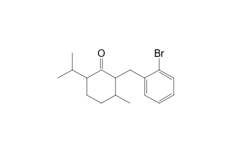 2-(2-Bromobenzyl)-3-methyl-6-isopropylcyclohexanone