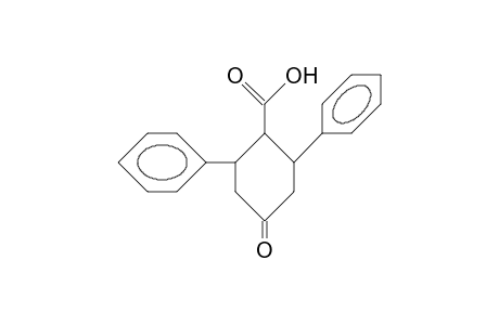 trans-2,6-Diphenyl-4-oxocyclohexane-1-carboxylic-acid