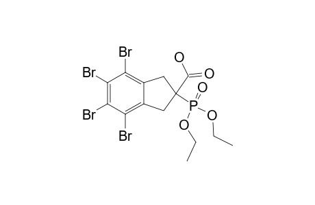 2-(DIETHOXYPHOSPHORYL)-4,5,6,7-TETRABROMO-INDANE-2-CARBOXYLIC-ACID