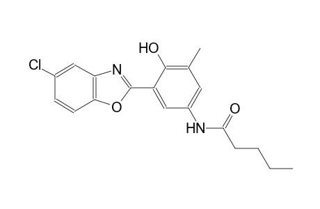 pentanamide, N-[3-(5-chloro-2-benzoxazolyl)-4-hydroxy-5-methylphenyl]-