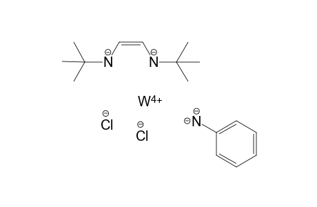 tungsten(VI) (Z)-ethene-1,2-diylbis(tert-butylamide) dichloride phenylnitride