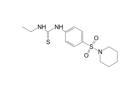 1-ethyl-3-[p-(piperidinosulfonyl)phenyl]-2-thiourea