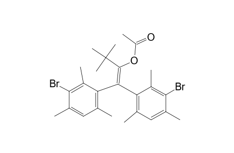 2,2-Bis(3-bromo-2,4,6-trimethylphenyl)-1-tert-butylvinyl acetate