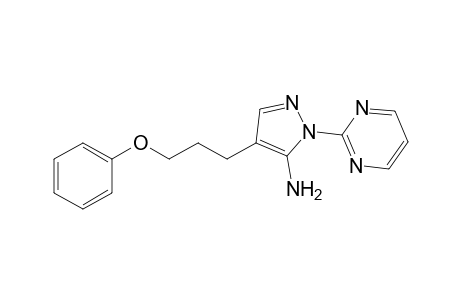 1H-Pyrazol-5-amine, 4-(3-phenoxypropyl)-1-(2-pyrimidinyl)-