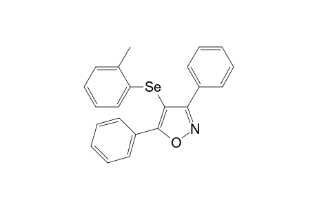 4-(2-Methylphenylselenyl)-3,5-diphenylisoxazole