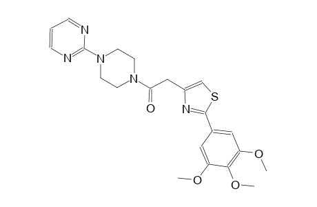 pyrimidine, 2-[4-[[2-(3,4,5-trimethoxyphenyl)-4-thiazolyl]acetyl]-1-piperazinyl]-