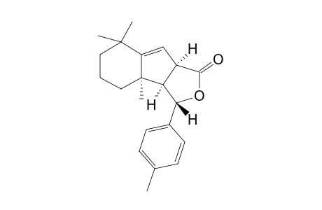 3b,7,7-Trimethyl-3-tolyl-3,3a,3b,4,5,6,7,8a-octahydro-1H-indeno[1,2-c]furan-1-one
