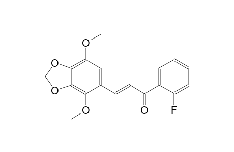 2-propen-1-one, 3-(4,7-dimethoxy-1,3-benzodioxol-5-yl)-1-(2-fluorophenyl)-, (2E)-
