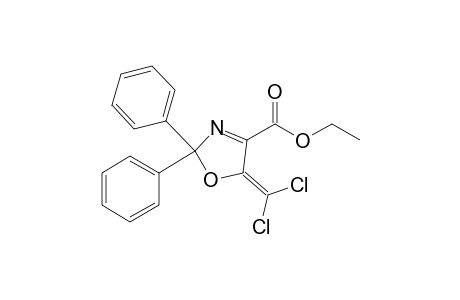Ethyl 4-(Dichloromethylene)-2,2-diphenyl-3-oxazoline-5-carboxylate