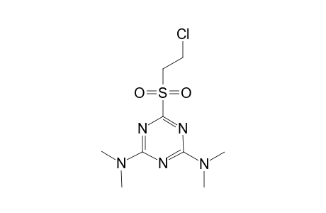 1,3,5-Triazine-2,4-diamine, 6-[(2-chloroethyl)sulfonyl]-N(2),N(2),N(4),N(4)-tetramethyl-