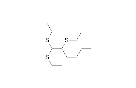 2-Thioethoxyhexanal diethyl mercaptal