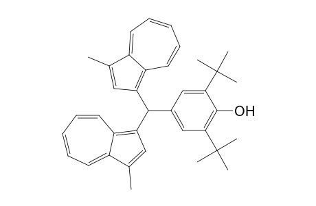 4-[bis(3-methyl-1-azulenyl)methyl]-2,6-ditert-butylphenol