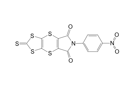 6-(p-Nitrophenyl)-2-thioxo-6H-[1,3]dithiolo[4',5':5,6]dithino[2,3-c][1,4]pyrrole-5,7-dione