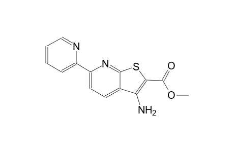 thieno[2,3-b]pyridine-2-carboxylic acid, 3-amino-6-(2-pyridinyl)-, methyl ester