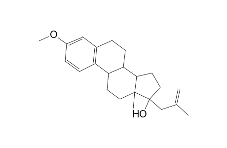 Estra-1,3,5(10)-trien-17.alpha.-ol, 3-methoxy-17-(2-methylallyl)-