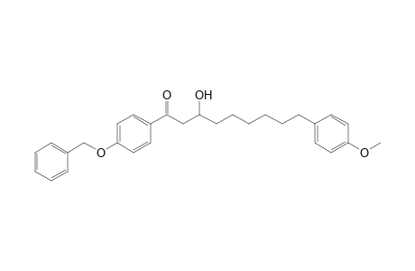 1-(4-benzoxyphenyl)-3-hydroxy-9-(4-methoxyphenyl)nonan-1-one
