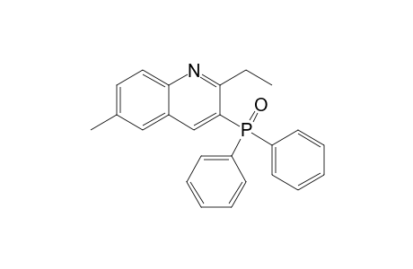 Diphenyl(2-ethyl-6-methylquinolin-3-yl)phosphane oxide