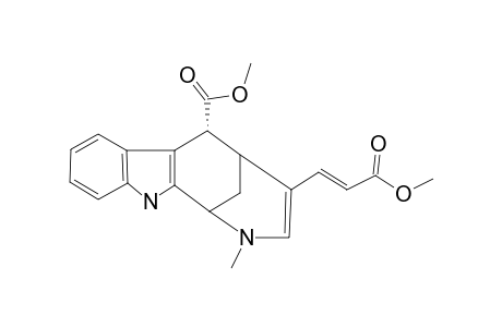 METHYL-(1RS,5SR,6RS)-6-(METHOXYCARBONYL)-2-METHYL-1,2,5,6-TETRAHYDRO-1,5-METHANOAZOCINO-[3,4-B]-INDOLE-4-(E)-ACRYLATE