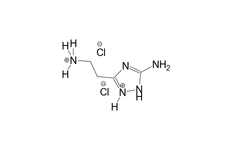 2H-1,2,4-triazolium, 3-amino-5-(2-ammonioethyl)-, dichloride