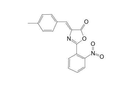 4-(4-Methyl-benzylidene)-2-(2-nitro-phenyl)-4H-oxazol-5-one