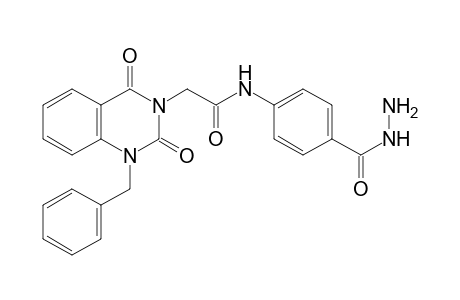 2-[1-Benzyl-2,4-dioxo-1,4-dihydroquinazolin-3(2H)-yl]-N-[4-(hydrazinecarbonyl)phenyl]acetamide