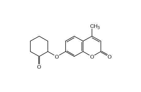 4-methyl-7-[(2-oxocyclohexyl)oxy]coumarin