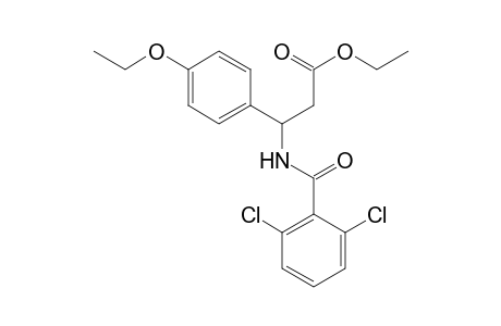 3-[(2,6-dichlorobenzoyl)amino]-3-p-phenetyl-propionic acid ethyl ester