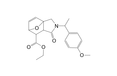 ethyl 3-[1-(4-methoxyphenyl)ethyl]-4-oxo-10-oxa-3-azatricyclo[5.2.1.0~1,5~]dec-8-ene-6-carboxylate