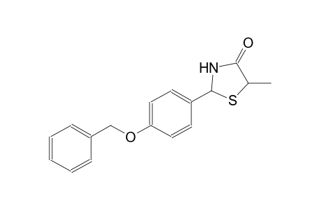 2-[4-(benzyloxy)phenyl]-5-methyl-1,3-thiazolidin-4-one