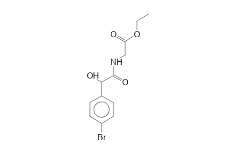 [2-(4-Bromophenyl)-2-hydroxyacetylamino]acetic acid, ethyl ester