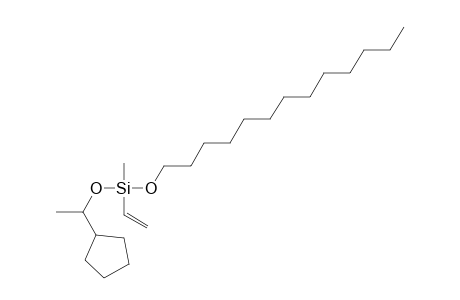 Silane, methylvinyl(1-cyclopentylethoxy)tridecyloxy-