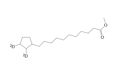 Methyl 11-(2,3-dideuterocyclopentan-1-yl)undecanoate