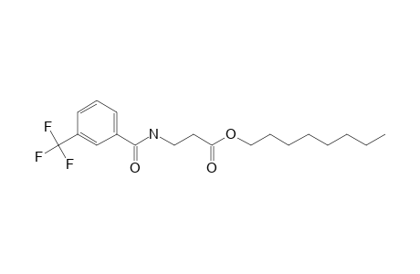 .beta.-Alanine, N-(3-trifluoromethylbenzoyl)-, octyl ester