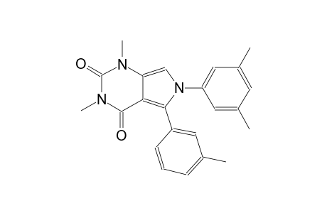 6-(3,5-dimethylphenyl)-1,3-dimethyl-5-(3-methylphenyl)-1H-pyrrolo[3,4-d]pyrimidine-2,4(3H,6H)-dione