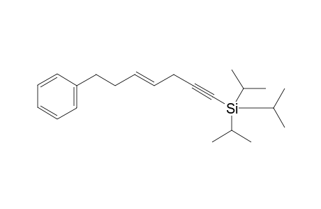 (E)-Triisopropyl(7-phenylhept-4-en-1-yn-1-yl)silane