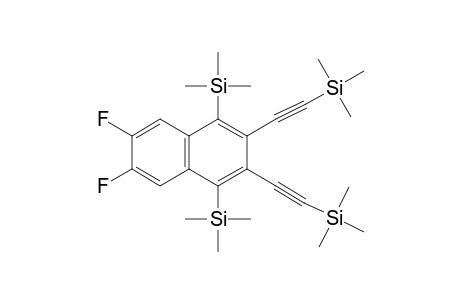 [6,7-difluoro-4-trimethylsilyl-2,3-bis(2-trimethylsilylethynyl)naphthalen-1-yl]-trimethylsilane