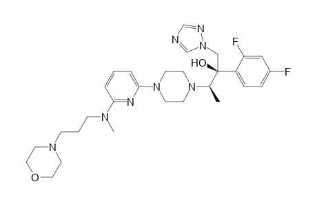(2R,3R)-2-(2,4-difluorophenyl)-3-(4-(6-(methyl(3-morpholinopropyl)amino)pyridin-2-yl)piperazin-1-yl)-1-(1H-1,2,4-triazol-1-yl)butan-2-ol