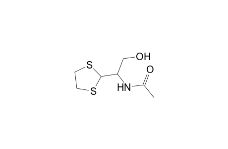 Acetamide, N-[1-(1,3-dithiolan-2-yl)-2-hydroxyethyl]-