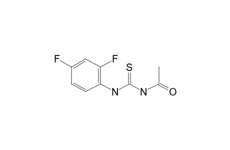 1-(2,4-Difluorophenyl)-2-thiourea, N-acetyl-