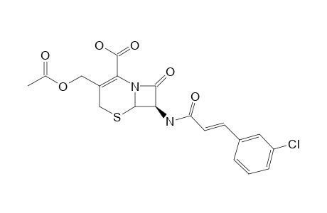 7-BETA-(3-CHLOROCINNAMOYL)-AMINO-3-ACETOXYMETHYL-CEPHALOSPORINE