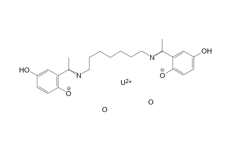2,2'-(1,7-Heptanediylbisnitriloethylidine)-bis-(4-hydroxyphenolato)uranyl(II)