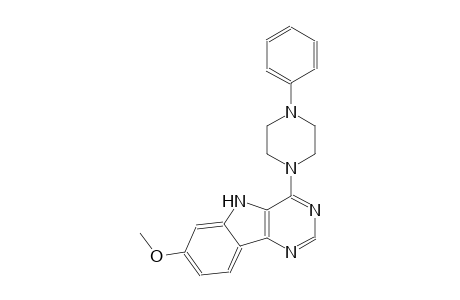 7-methoxy-4-(4-phenyl-1-piperazinyl)-5H-pyrimido[5,4-b]indole