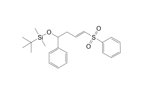 tert-Butyl(dimethyl){(E)-1-phenyl-4-(phenylsulfonyl)-3-butenyl]oxy}silane