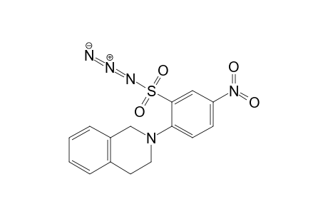 3-Nitro-6-[2'-(1",2",3",4"-tetrahydroisoquinol-2-yl)]benzenesulfonyl-azide