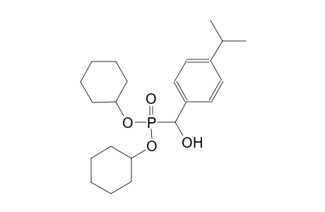 dicyclohexyl hydroxy(4-isopropylphenyl)methylphosphonate